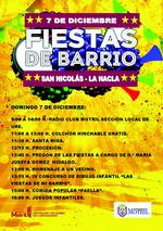 Fiestas del Barrio La Nacla 2014 - Cartel