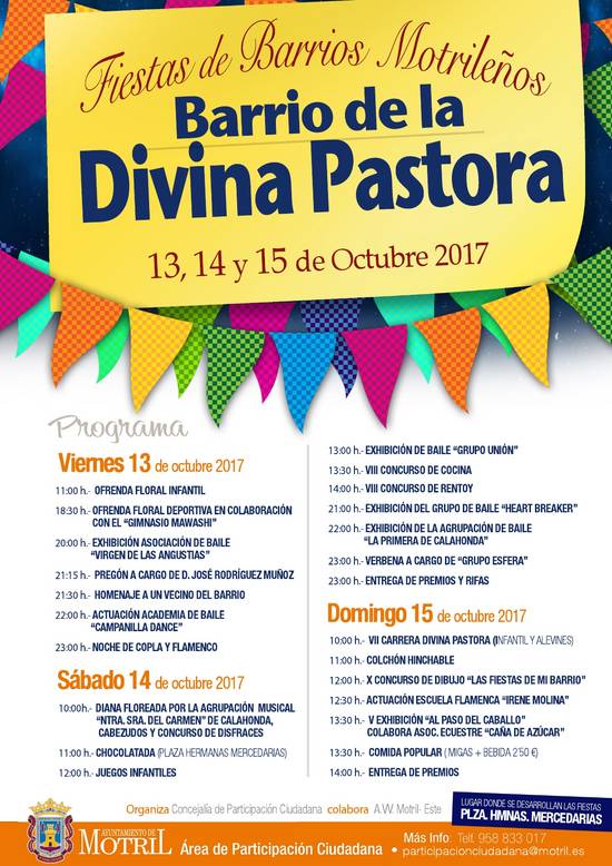 Fiestas del Barrio de la Divina Pastora 2017
