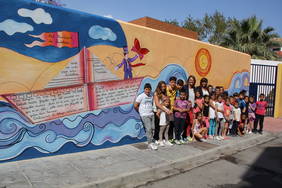La ludoteca Marsalá de El Varadero se suma a la iniciativa ‘Todos pintamos en nuestro barrio’