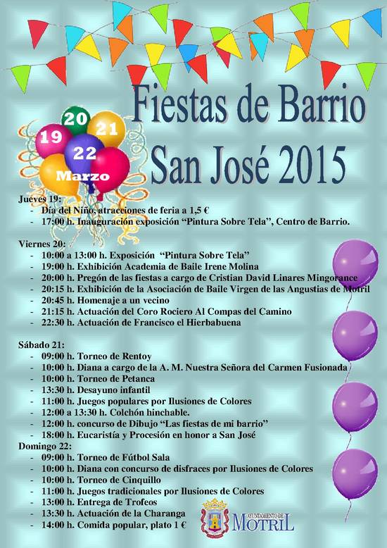 Fiestas de Barrio de San José 2015