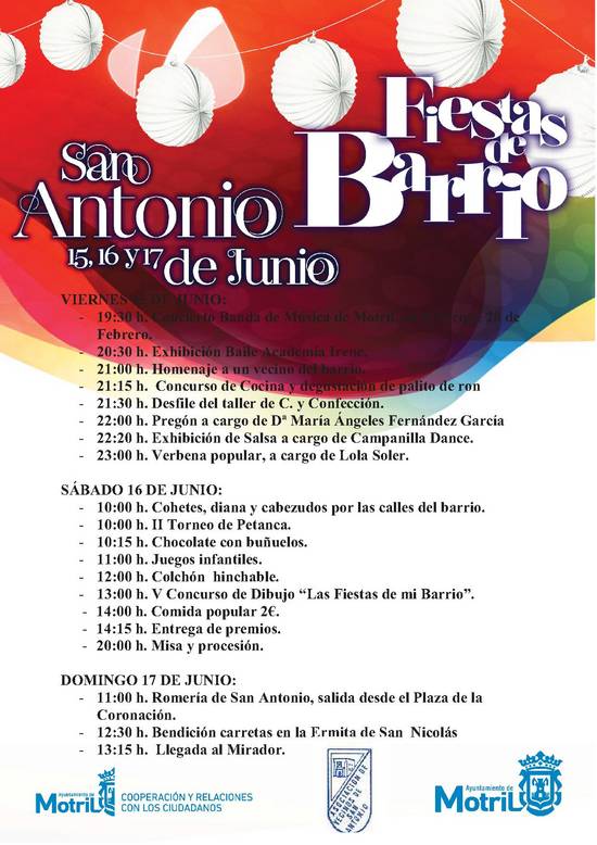 Fiestas de Barrio de San Antonio 2012