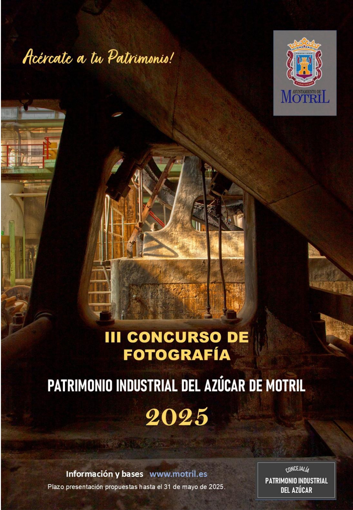 III Concurso de Fotografía de Patrimonio Industrial del Azúcar de Motril 2025