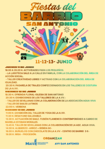 Programa de fiestas del Barrio de San Antonio 2026