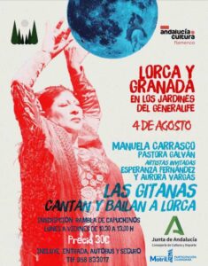 LORCA Y GRANADA EN LOS JARDINES DEL GENERALIFE