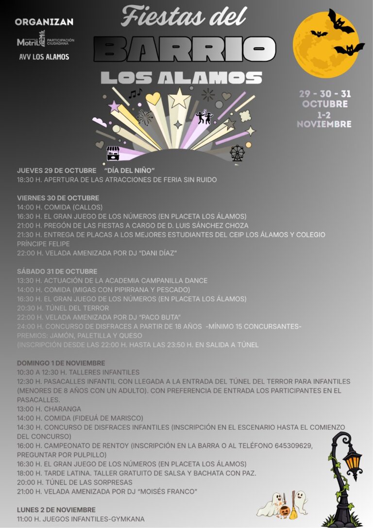 Fiestas del Barrio de los Álamos 2026
