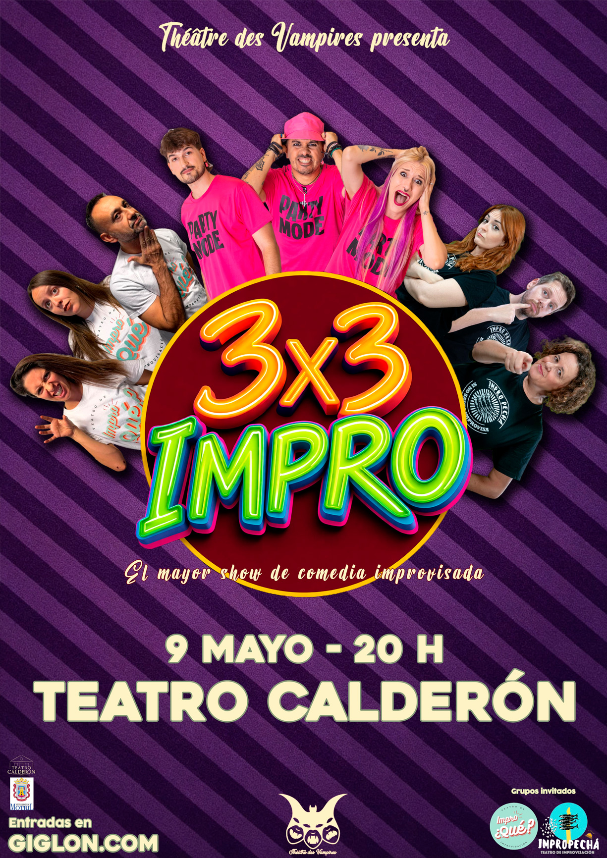 3×3 Impro inaugura la Muestra de Teatro Amateur