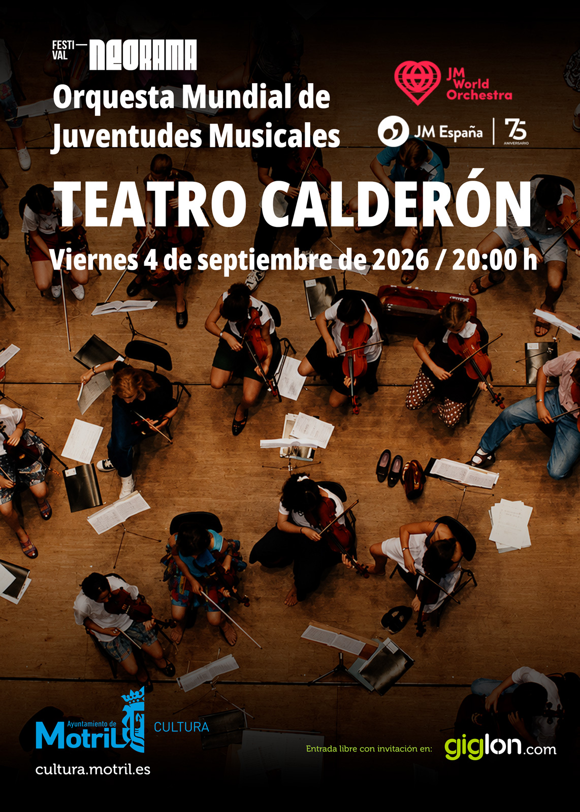 Orquesta Mundial de Juventudes Musicales – Festival Neorama en Motril
