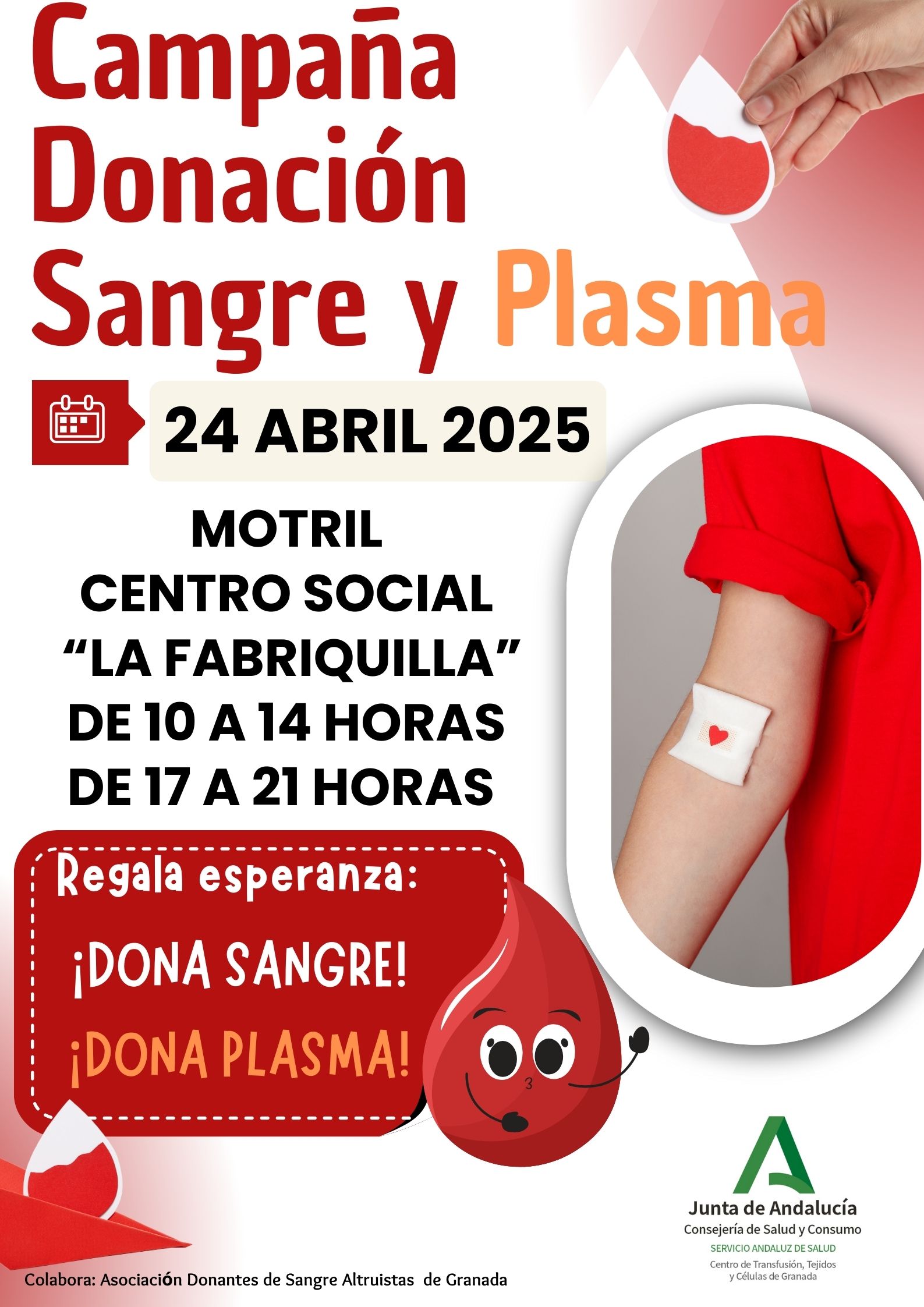 Donación de Sangre y Plasma